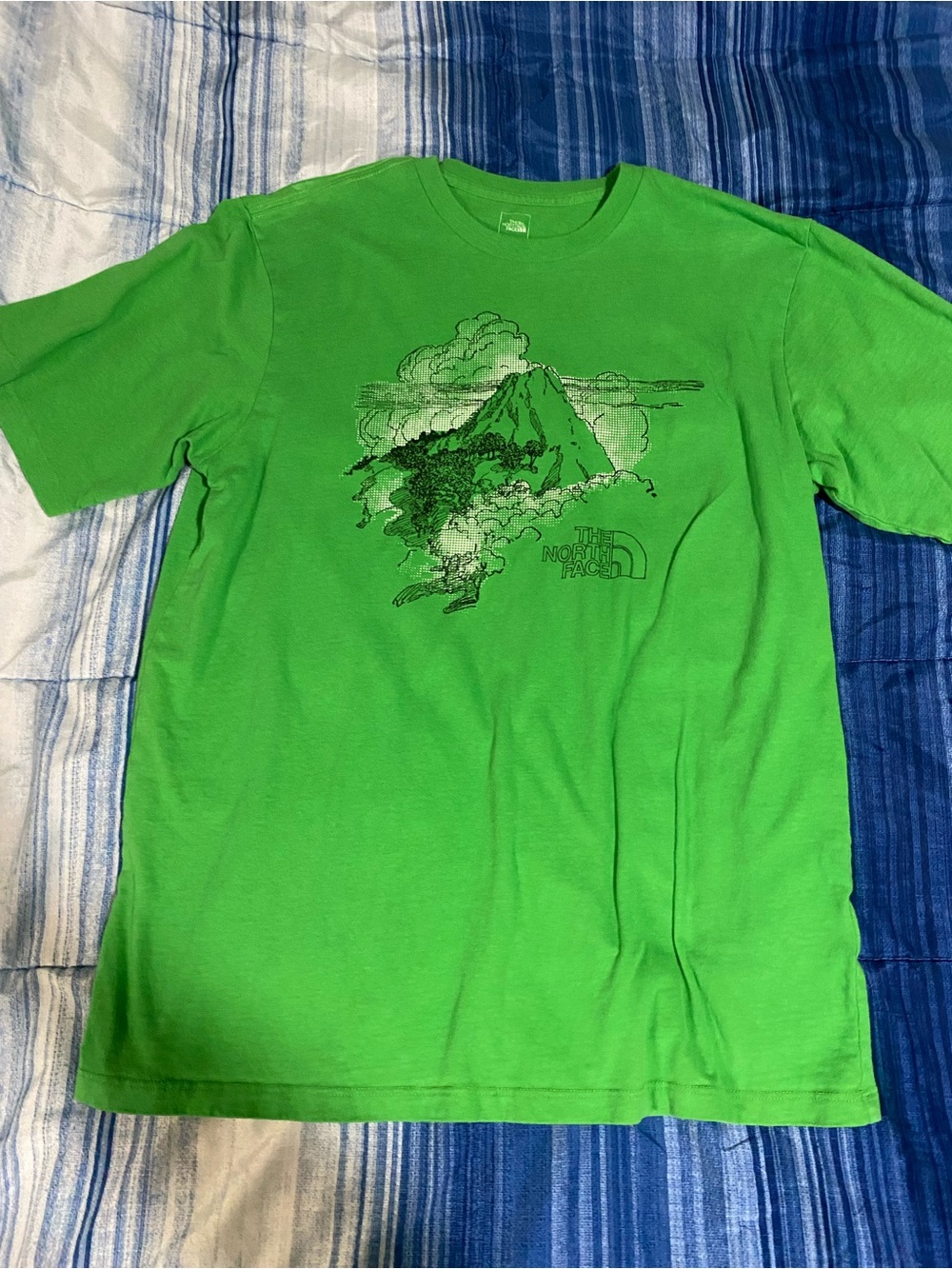 The North Face Men’s Green Logo Graphic Tees - Picture 4 of 5